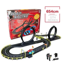 GTH 654 см Радиоуправляемый автомобиль трек игрушки высокоскоростной гоночный автомобиль матч Carro de brinquedo обучающая Строительная игрушка Радиоуправляемый трек для мальчика
