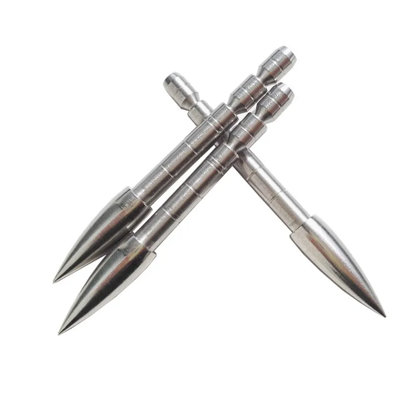 12-Pack Archery Arrow Inserts - Adapters For ID 4.2mm Shafts To Broadhead Points