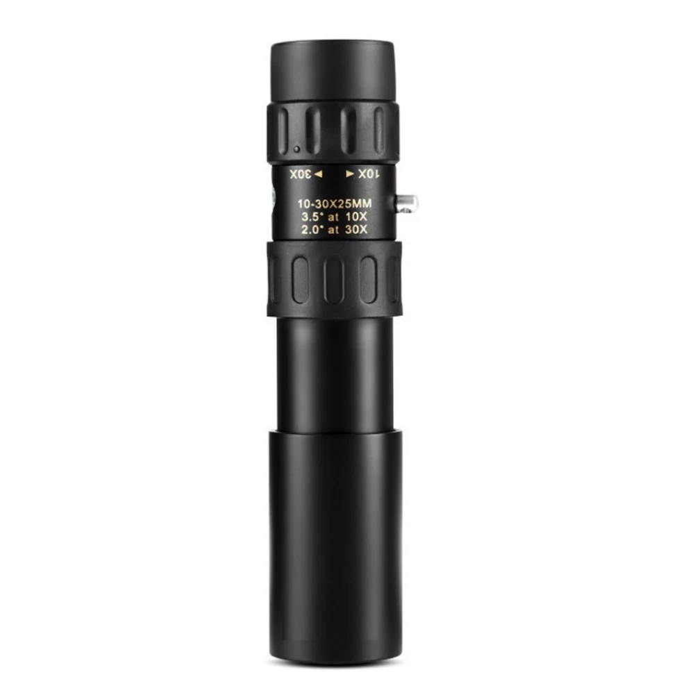 

Telescope original 10-30x25 zoom monocular high quality telescope pocket hunting optical prism range without tripod