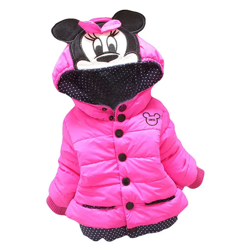 

Baby Girl Clothes Big Size Jackets Autumn Winter Jacket For Girls Winter Minnie Coat Kids Clothes Children Warm Outerwear Coats