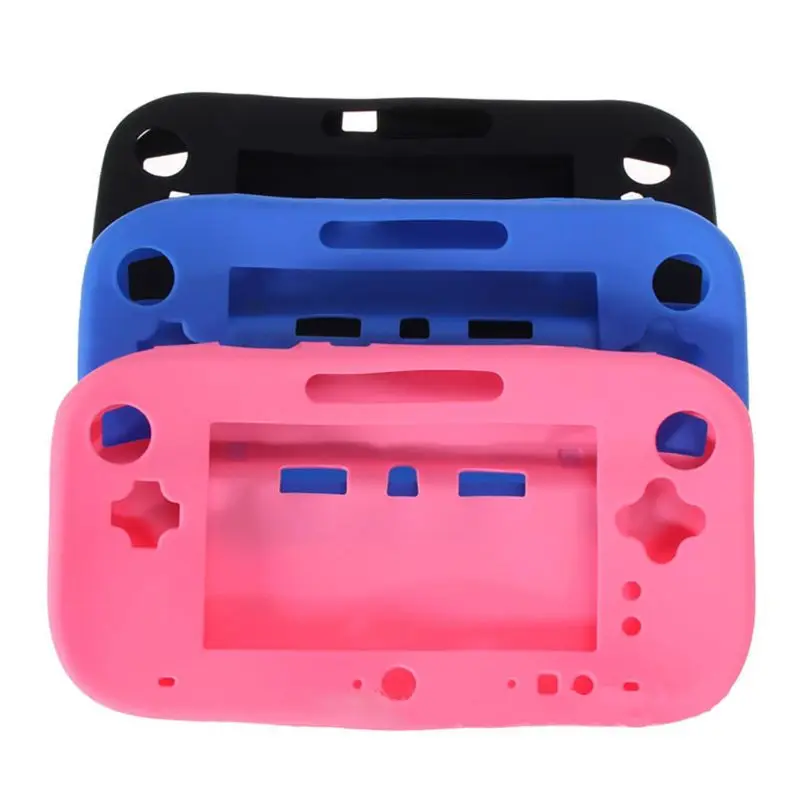 

Protective Cover Case Soft Silicone Sleeve Skin Dustproof Accessories for Nintendo Wii U Gamepad Controller