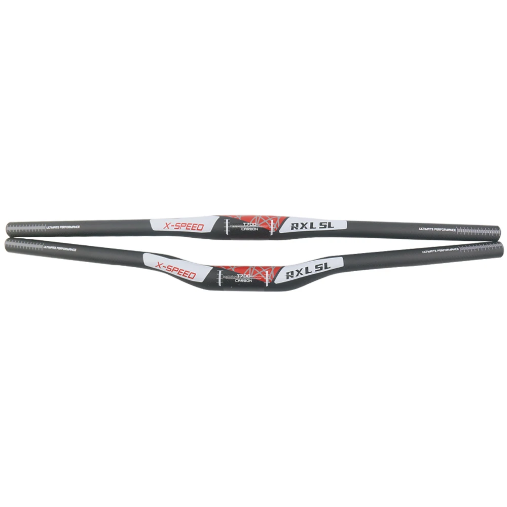 MTB Handlebar RXL SL Handlebar Bike Racing Carbon 31.8 Carbon Handlebar MTB Black 3K Matte RiserFlat Handlebars (3)