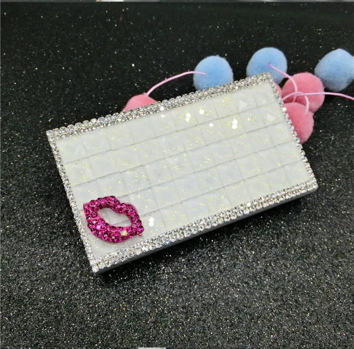 

20 Cigarette Single-Sided Female Diamond Cigarette Case Cigarette Box Slim Portable Sealed Waterproof High-Grade Creative Gifts