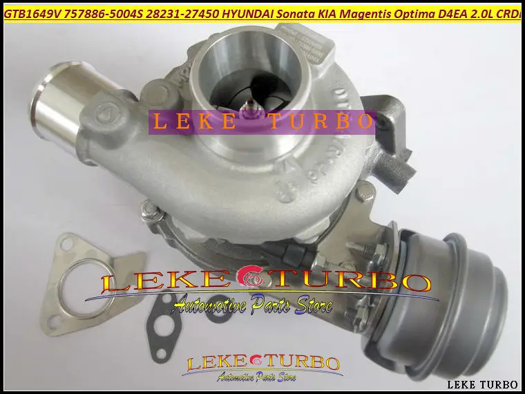 GTB1649V 757886-5004S 757886 28231-27450 Turbo Turbocharger For HYUNDAI Sonata KIA Magentis OPTIMA 2005- D4EA 2.0L CRDi 140HP (6)