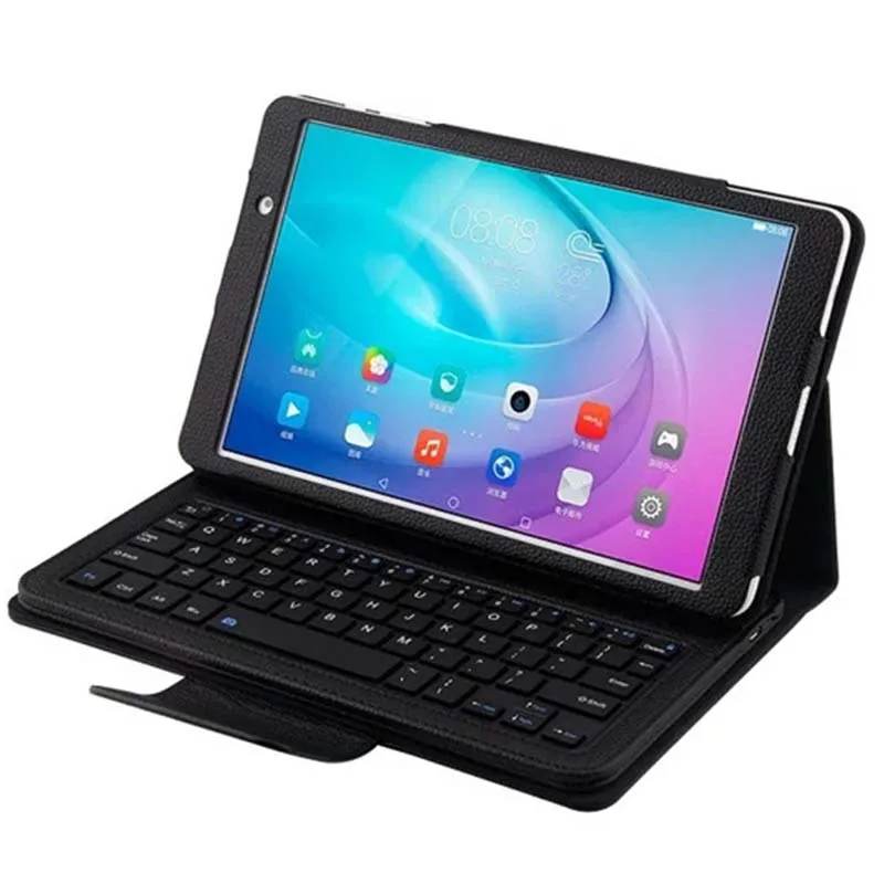 

Wireless Bluetooth Built-in Stand Removable Keyboard Case Cover For Huawei MediaPad M2 Lite 10.1 inch Tablet