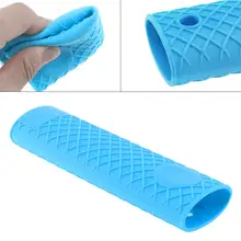 Синий гибкий мягкий кремнезем не скользящий гелевый горшок ручка с изоляцией производительность для кухни/ресторана