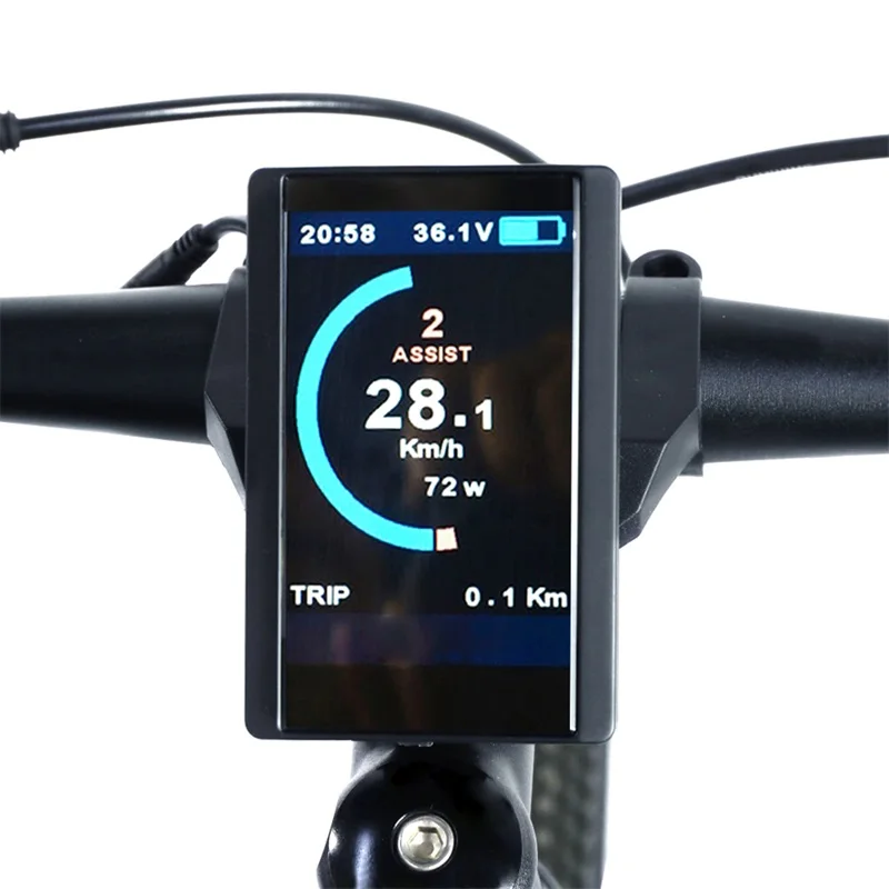 

850C Full Color LCD DP C14 LCD Display Available for Bafang Electric Bicycle BBS02 BBSHD 36V/48V Electric Bicycle Motor