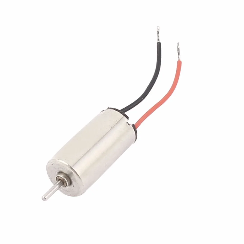 

UXCELL DC 1.5V-4.5V 40000RPM High Speed 6mm x 12mm Mini Micro Coreless Motor Blue +Red Wire Silver Tone High Quality