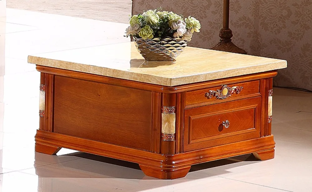 retro wooden corner side table storage drawer marble top made in China living room furniture retro wooden corner side table storage drawer marble top made in China living room furniture