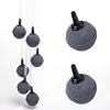 5pcs Aquarium Mini Round Mineral Bubble Air Stone Pond Fish Tank Pump Aerator Aeration Hydroponic Oxygen Airstone Accessories 3
