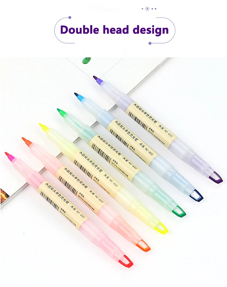 CXZY кавайный конфетный цвет ручка-маркер набор двуглавый hilighter scribble Мел пастельного цвета Mark Art Japanese fluo school 1M806