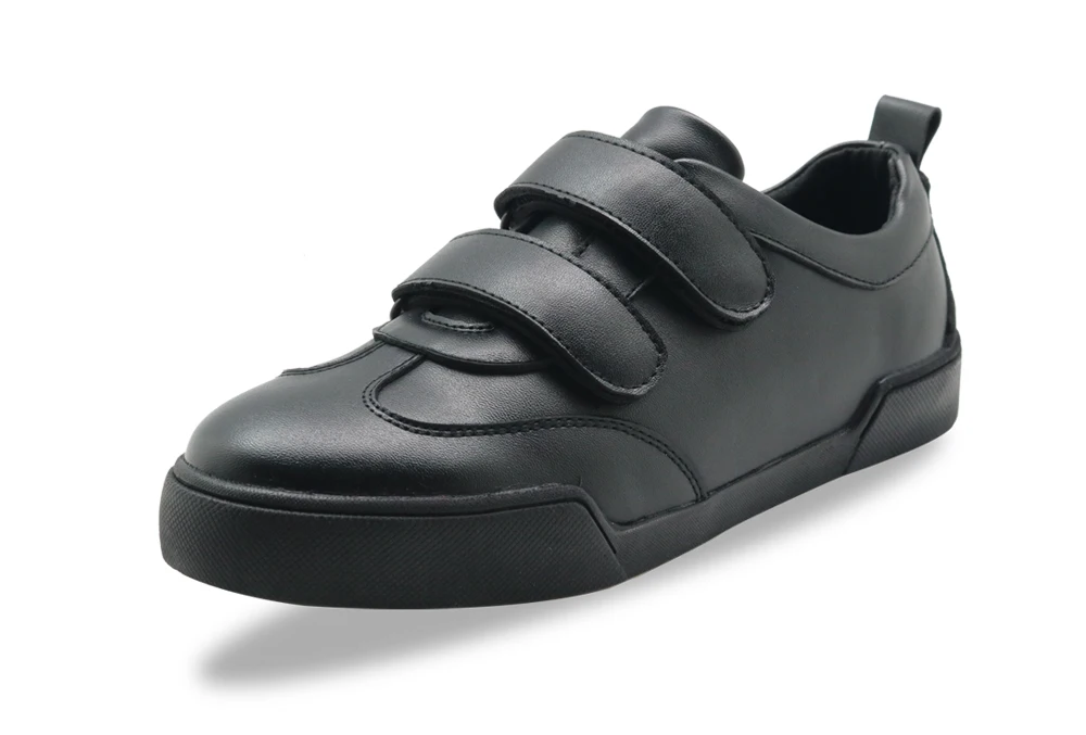 Apakowa/модные оксфорды для мальчиков; Классическая кожаная повседневная обувь; большая школьная форма для детей; модельные туфли; детская спортивная обувь; черные лоферы