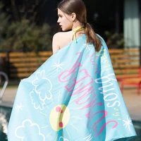 SANTO Quick Drying Beach Bath Towel Microfiber Magic Soft Lint Ecofriendly Cloth Camping Comfortable Hiking Swimming 4 Colors 4