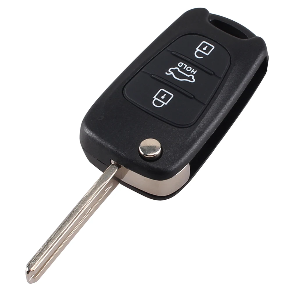 

Replacement Remote Flip Folding Key Shell Case 3 Buttons Fit For Hyundai SOLARIS Keyless Entry Fob Cover Car Alarm Housing