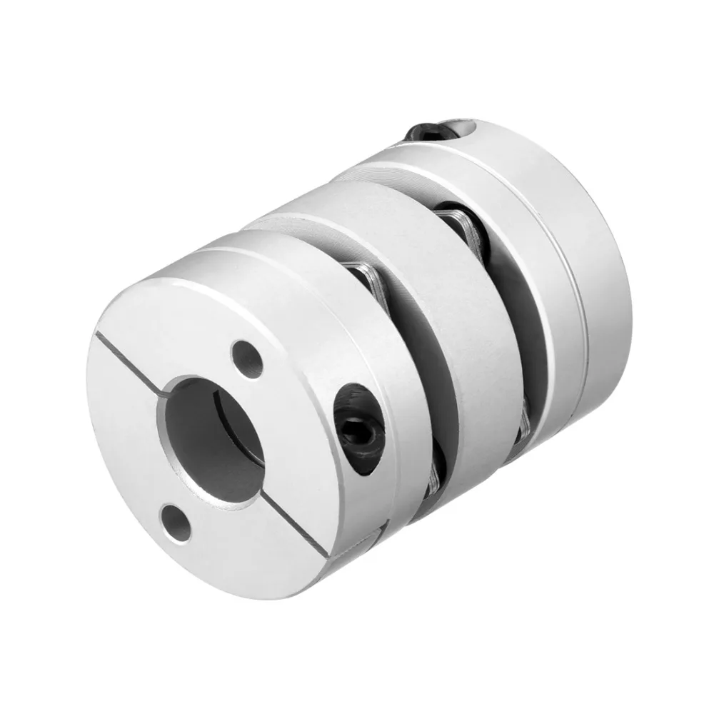 

Uxcell High Quality 1PCS Clamp Tight Motor Shaft Outer Dia. 39mm 15mmx15mm L49xD39 2 Diaphragm DIY CNC Motor Coupling Coupler