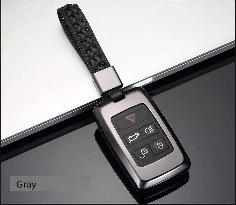 Ключ из алюминиевого сплава Крышка чехла держатель для ключей для Land Rover Range Rover Sport Evoque велярный Discovery 5