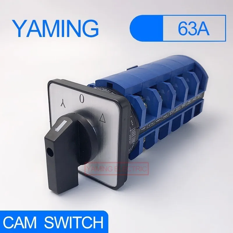 Звездный переключатель DELTA Cam 5 полюсов 3 позиции фотографический/5 0 Y D 63a 20 клемм поворотные переключатели