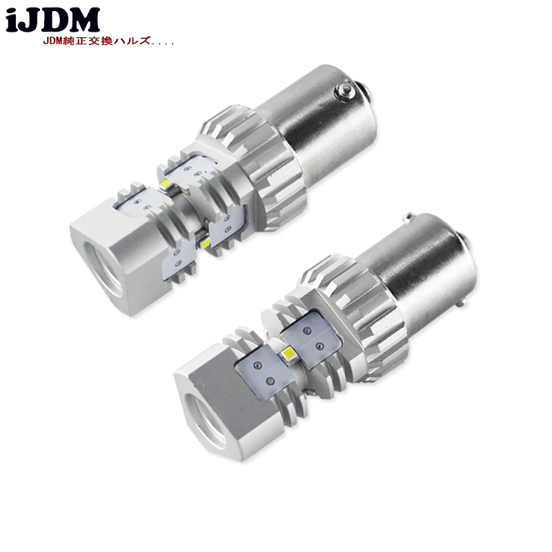 IJDM Автомобильный светодиодный светильник P21W T20 W21W W16W T15 7443 W21/5W 7440 1156 автомобильный
