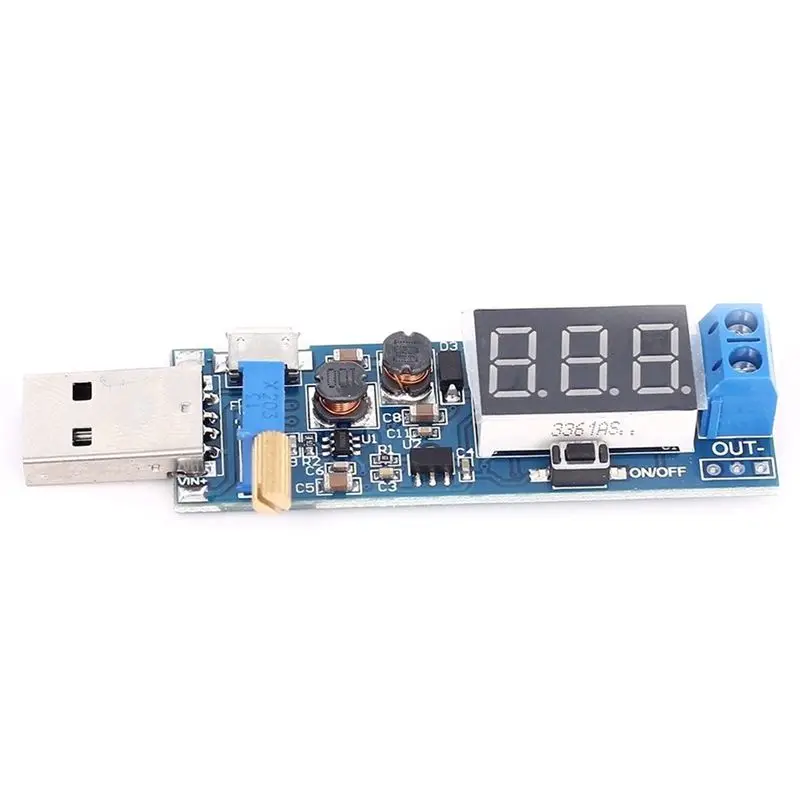 1 шт. dc-dc источники Usb Шаг вверх/вниз Питание модуль Boost понижающий преобразователь