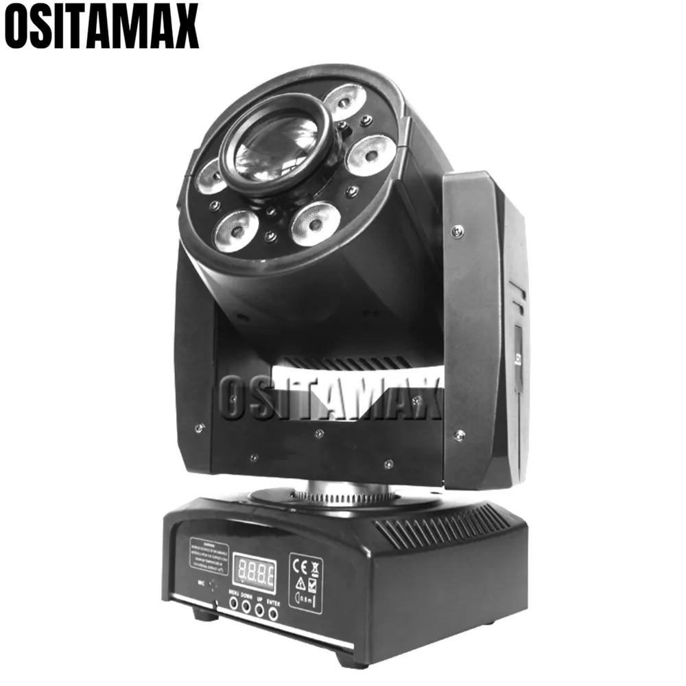 

Mini LED 30W Spot Moving Head Gobo Light with 4x8w Wash Effect RGBW Foucs DJ Equipment Luces for Nightclub Disco Party Stage