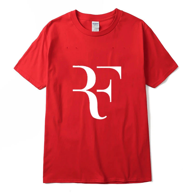 2017 de Roger Federer Camiseta Camiseta Ment shirt muchacho Del Verano de Corta de Algodón Camiseta F F Impresión de Camisetas Top| | - AliExpress