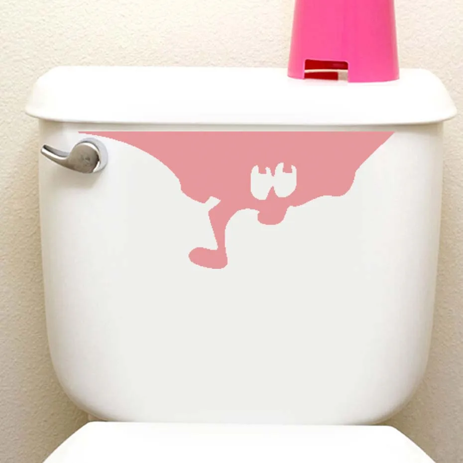 Toilet Decals Super Fun Designs Wall Sticker Colorful Creative For Bathroom Washroom Home Furniture Decoration On The Toilet (5)
