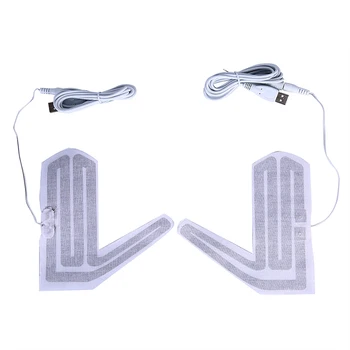 

1Pair Winter Outdoor Thermal Warm Mittens Heater for Shoes Gloves Pad Gloves Heated Pads Electric Heating Element 5V