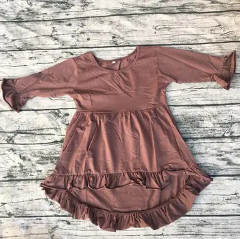 

Kids Frock Designs kids cotton frocks design birthday Feather Boutique Fashion Icing Ruffle long sleeve High Low Top