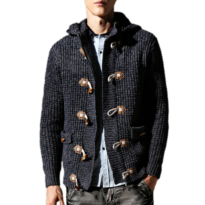 Hooded Cardigan Autumn Spring Casual 