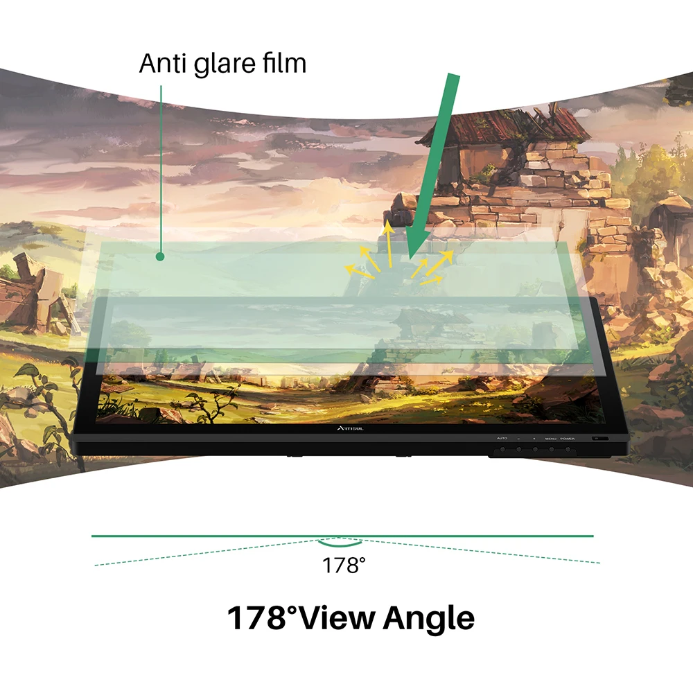  Artisul D22S batería gráfico gratuito Monitor tableta pluma pantalla Digital de 215 pulgadas tablet