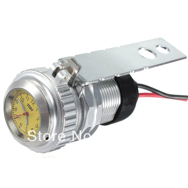 

Free Shipping 1 Pcs Silver Motorcycle Handle Bar Cell phone USB Charger Smartphone Power Adapter 12V