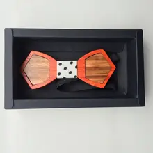 Лидер продаж модные аксессуары геометрический Дизайн одноцветное Good Wood Хип-хоп галстук-бабочка для Для мужчин бабочка Средства ухода за кожей Шеи Галстук