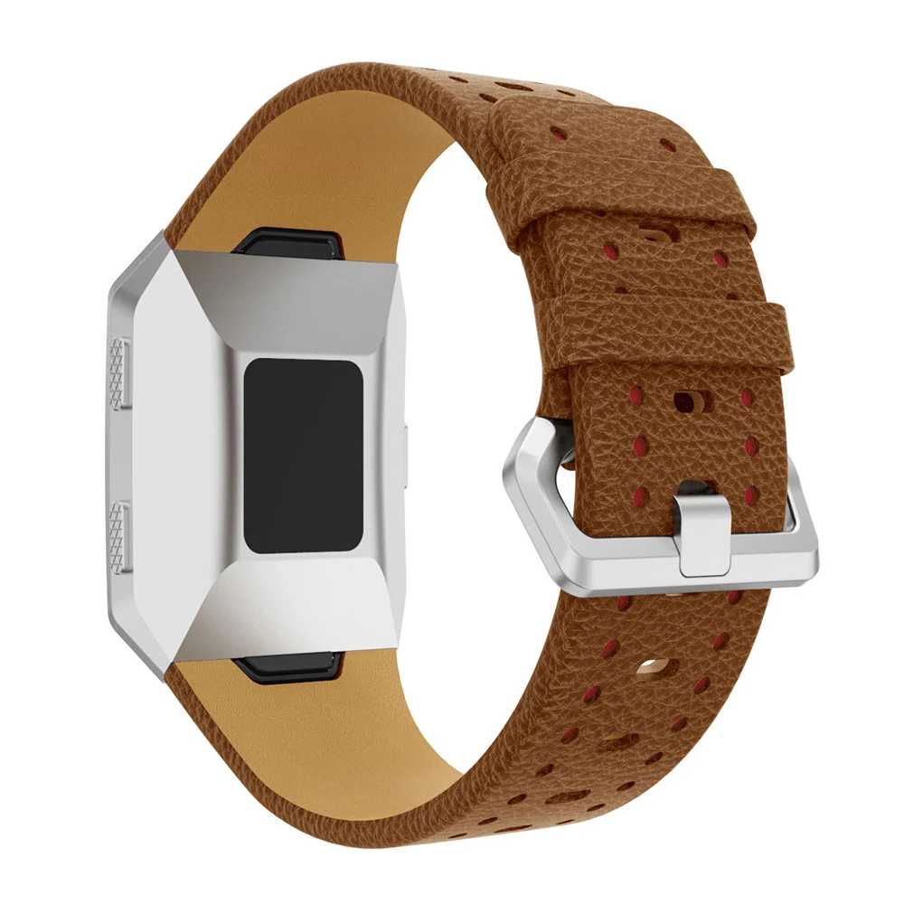 Оригинальные Ремешки для наручных часов, кожаный ремешок, сменный Браслет наручных часов, Браслет для Fitbit Ionic, кожаный ремешок для часов