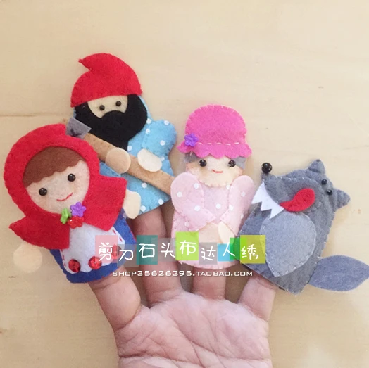 LOVELY RED RIDING HOOD DOLL TOY KNITTING PATTERN INSTRUCTIONS TO MAKE YOURSELF