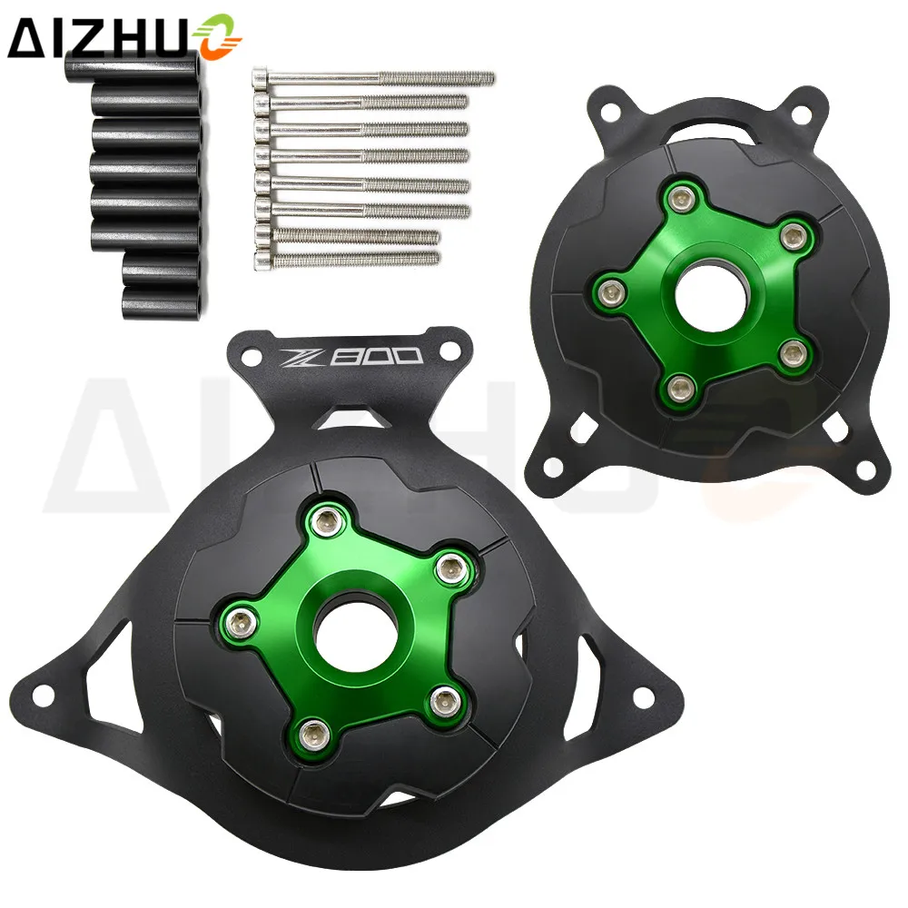 For Kawasaki Z750 08-16 Z800 13-16 Motorcycle Engine Stator Cover Engine Guard Accessorie Protection Motor Frame Slide Protector