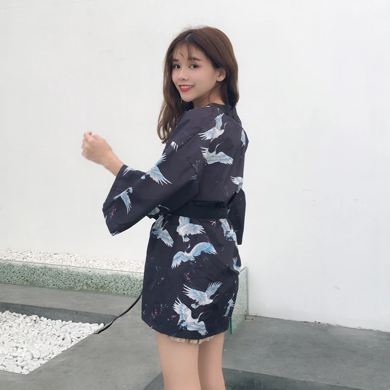 SUNJINACRO традиционное японское кимоно Yukata женское кимоно Косплей Японская одежда традиционные женские японские кимоно