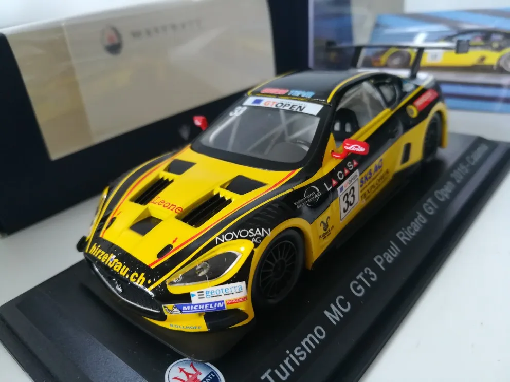 

I XO 1:43 GranTurismo MC GT3 Paul Ricard GT alloy model Car Diecast Metal Toys Birthday Gift For Kids Boy