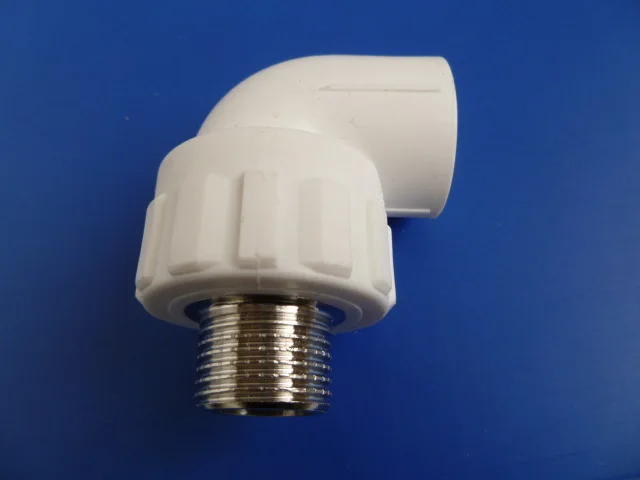 

Vidric PPR outer wire elbow outer teeth elbow 4 points 6 points 1 inch ppr water pipe fittings wholesale