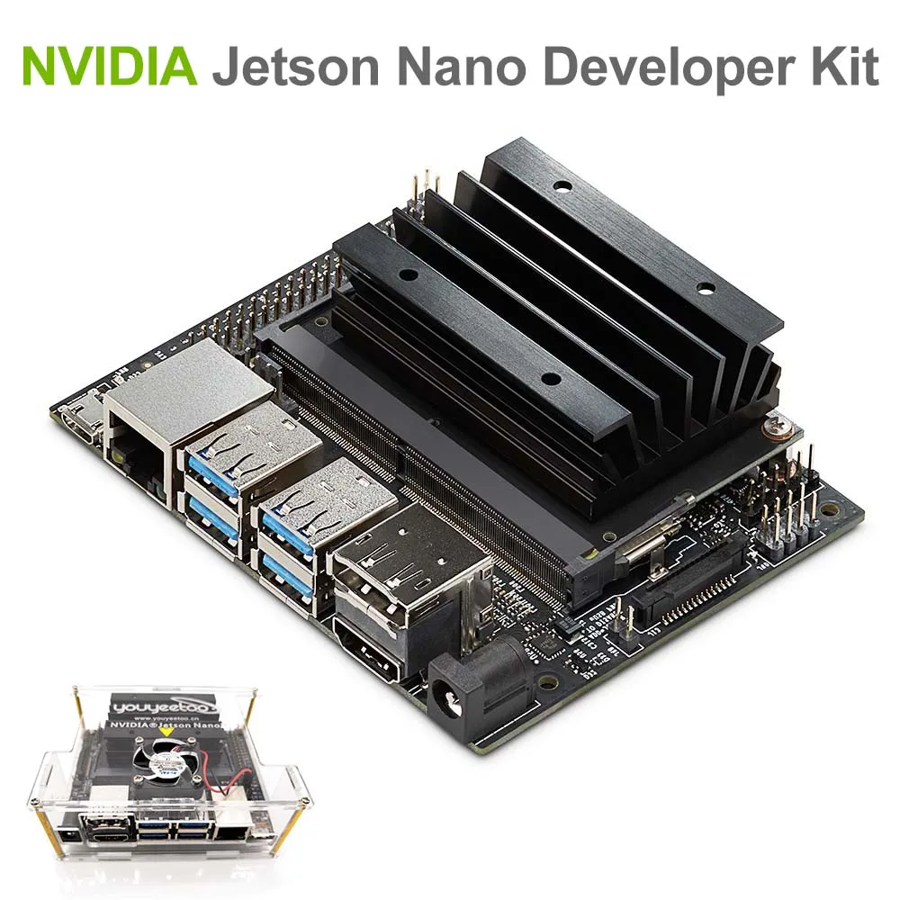 Preise NVIDIA Jetson Nano Entwickler Kit für Artiticial Intelligenz Tiefe Lernen AI Computing, Unterstützung PyTorch, TensorFlow Jetbot