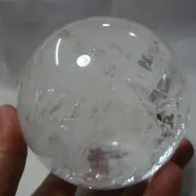Ddh001134 ЕСТЕСТВЕННЫХ РАДУГА БЕЛЫЙ КВАРЦЕВЫЙ СФЕРА BALL ИСЦЕЛЕНИЕ