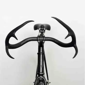 

high strength New design cool item antlers deer horn road fixed gear bicycle handlebar