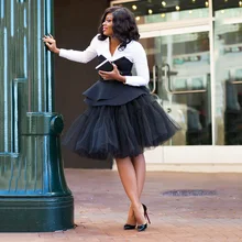 5 слоев 55 см, Длинная свадебная юбка знаменитостей, свадебная юбка-пачка средней длины, без застежек, бальное платье-пачка принцессы для взрослых, Летний стиль, Faldas Saias