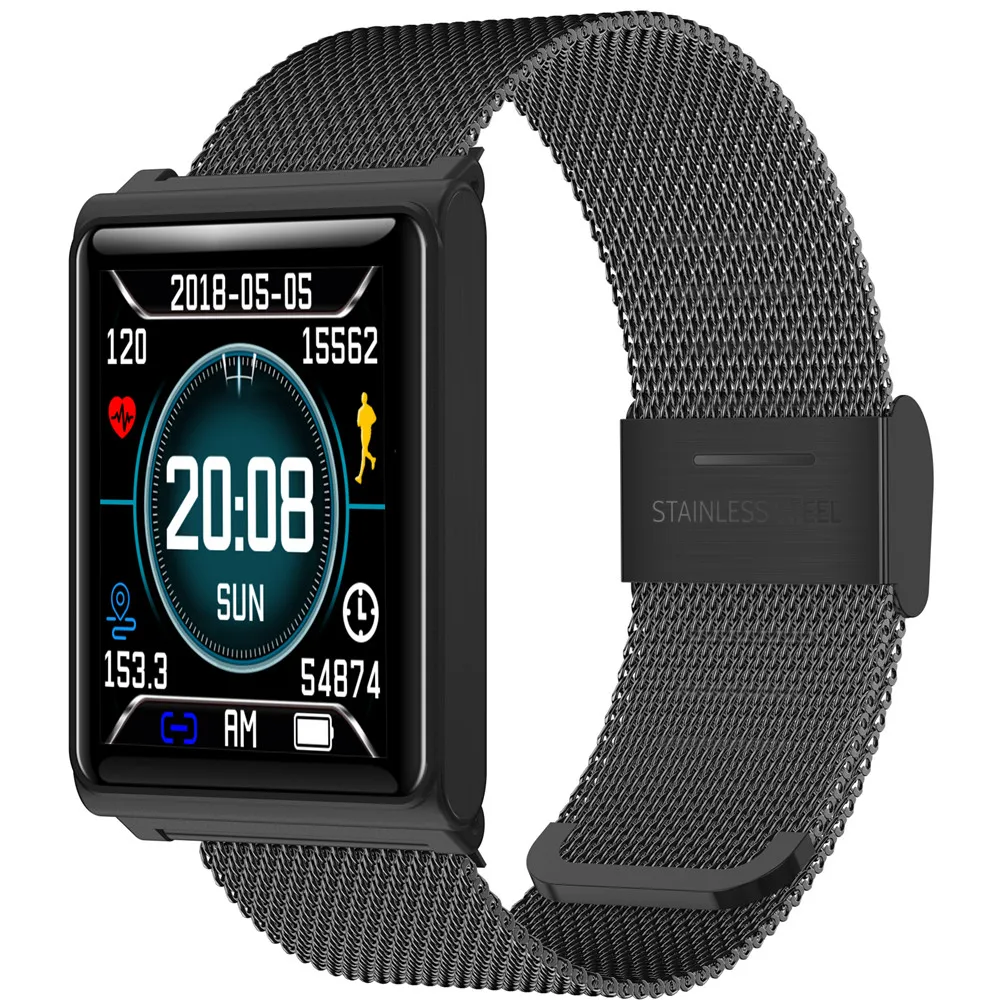 

N98 Sports Smart Wristband Heart Rate Monitor Band Color LCD IP67 Waterproof Pedometer Fitness Tracker Brcelet for Android IOS