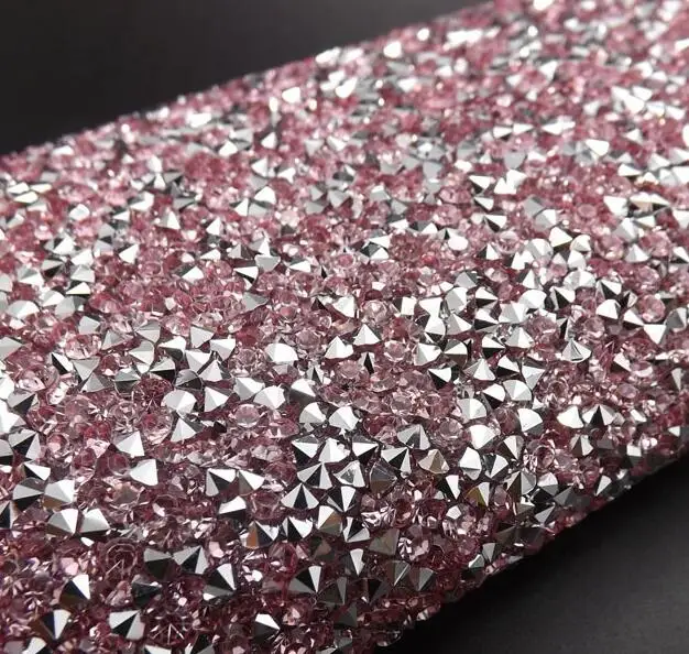 

pink wedding rhinestones banding,1 sheet/lot,23*39cm,pink with silver,bridal cake trimming,garment accessories,#524012