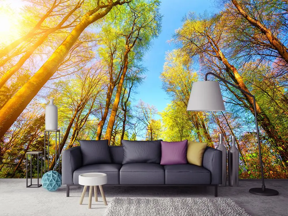 3D Waterproof Self-adhesive Wall Sticker Stereoscopic Embossed Murals Wallpaper Living Room Bedroom Background | Дом и сад