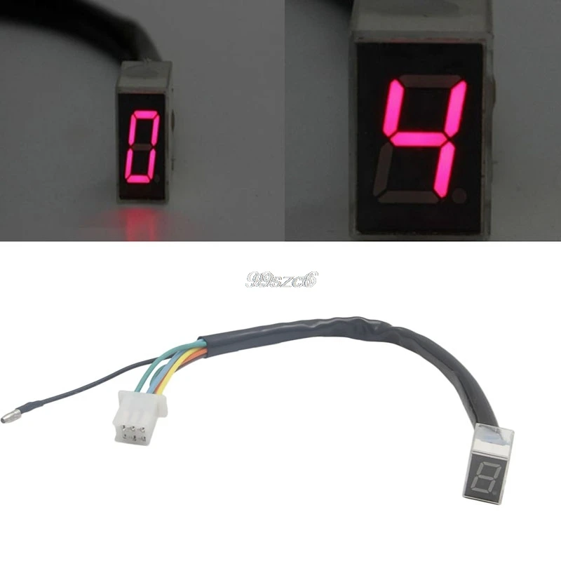 

Universal LED Digital Gear Indicator Motorcycle Display Shift Lever Sensors