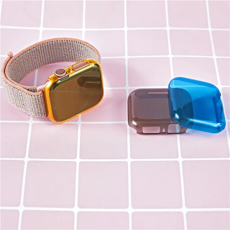44 мм 40 мм водостойкий Smartwatch экран защитный чехол крышка рамка оболочка Замена для Apple Watch iWatch серии 4 50 шт