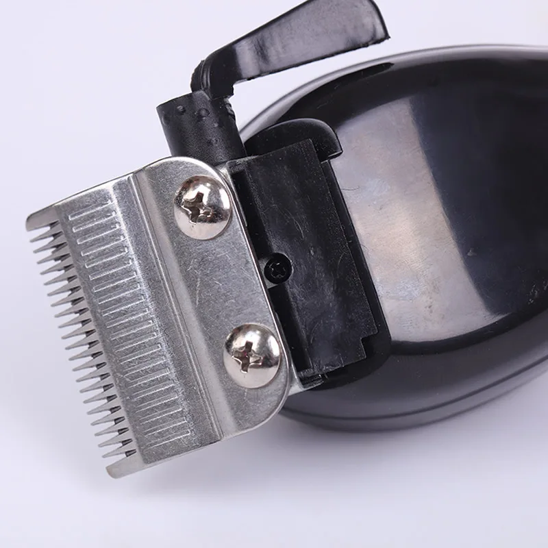 Профессиональный титановый клипер для волос с проводным лезвием, электрический триммер для волос, мощный станок для бритья волос, машинка для стрижки волос, электрический триммер для бороды