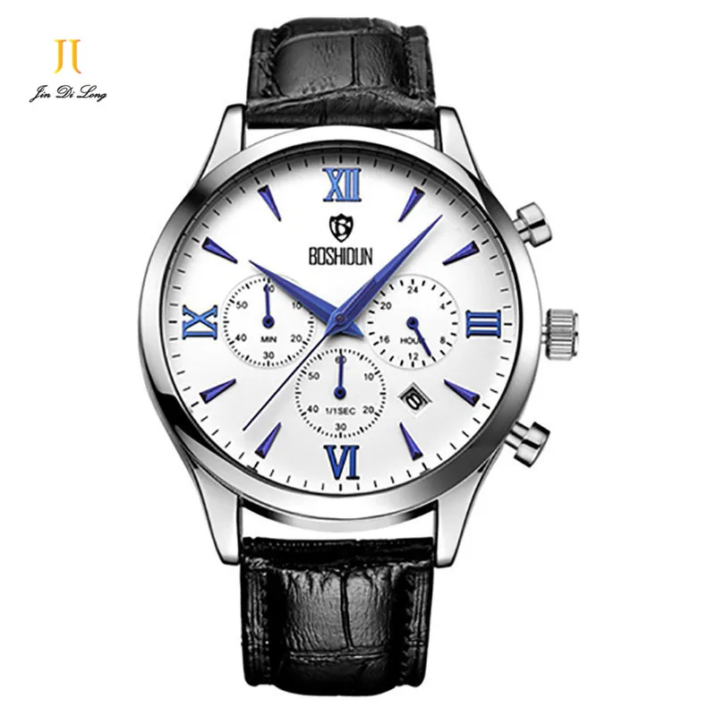 

Waterproof Sport Men Watches Top Brand Luxury Business Chronograph Quartz Man Wrist Watch Male Clock Alloy Round