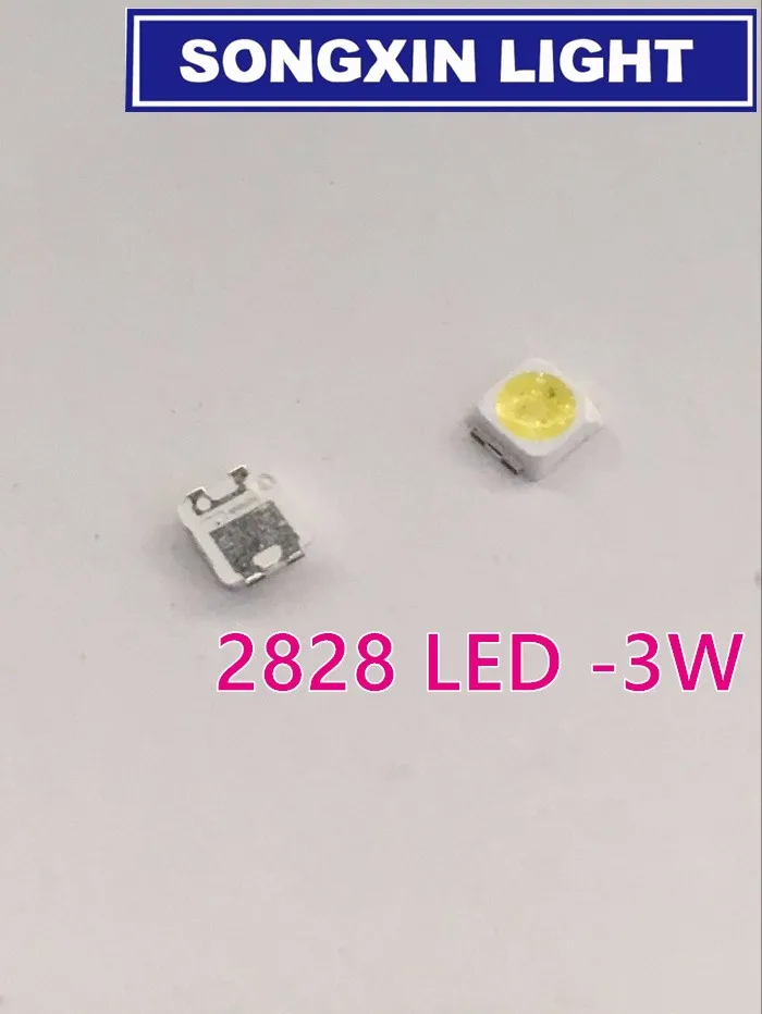 

100pcs FOR SAMSUNG 2828 LED Backlight TT321A 1.5W-3W with zener 3V 3228 2828 Cool white LCD Backlight for TV TV Application